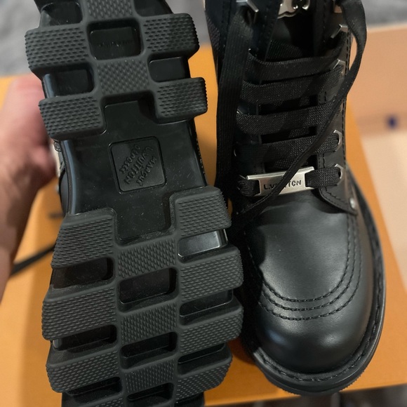 Brand New Louis Vuitton By Pharell Mens Combat Boots Size 8 - Picture 10 of 10